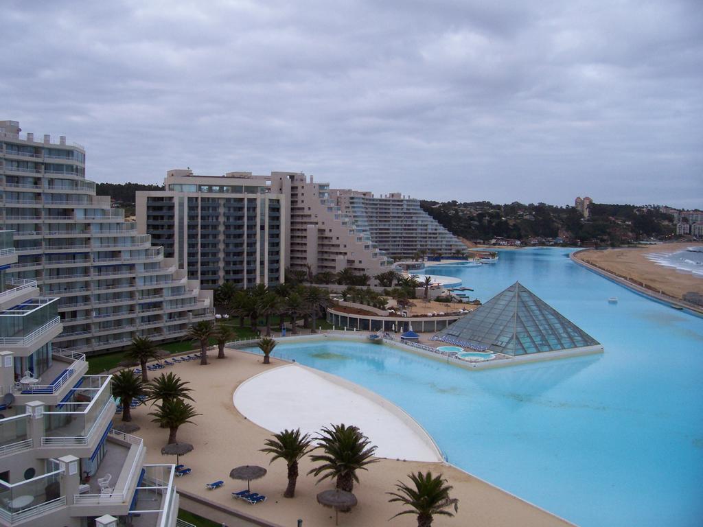 알가로보 San Alfonso Del Mar Frente Al Mar 아파트 객실 사진